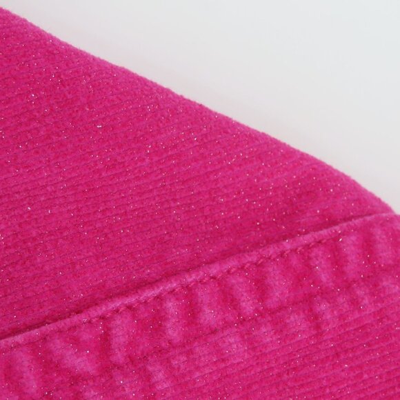 Disney Girls Extra Small XS 4 Pink Shimmer Embroidered Princess Corduroy Jacket - Picture 5 of 14